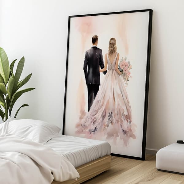 Subtlety of Love Subtlety of Love, 30x40 cm, sort aluminiumsramme, 230 gsm mat papir