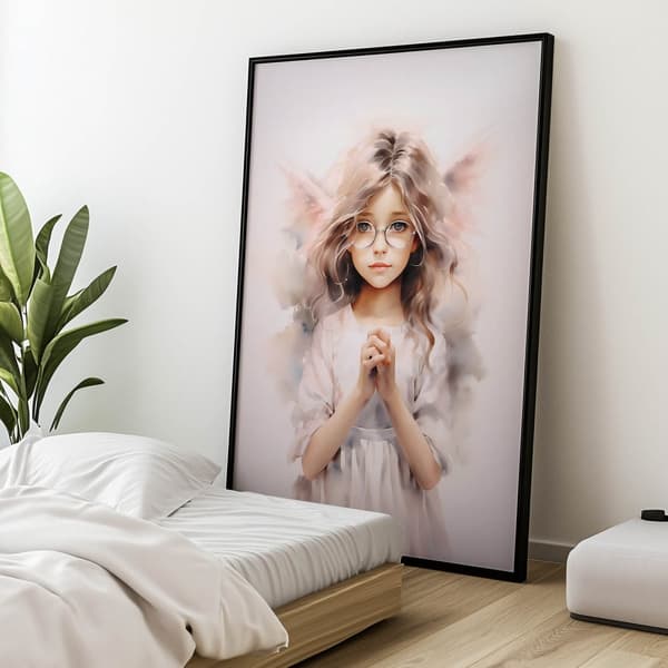Innocent Charm Innocent Charm, 30x40 cm, guld aluminiumsramme, 230 gsm mat papir
