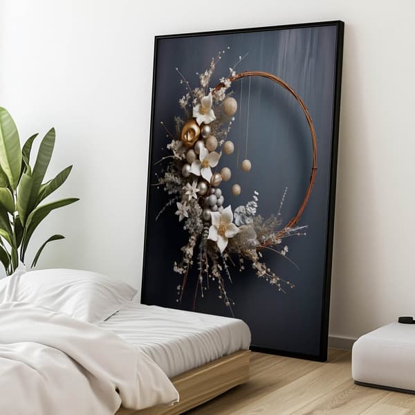 Magisk julekrans Magisk julekrans, 70x100 cm, uindrammet, premium lærred på båreramme