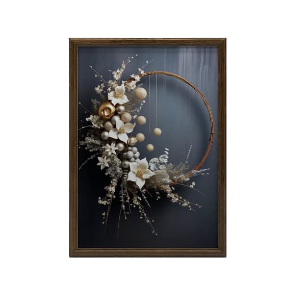 Magisk julekrans Magisk julekrans, 70x100 cm, uindrammet, premium lærred på båreramme