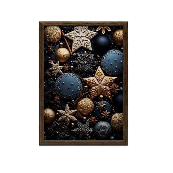 The Beauty of Christmas Gingerbreads The Beauty of Christmas Gingerbreads, 70x100 cm, uindrammet, premium lærred på båre