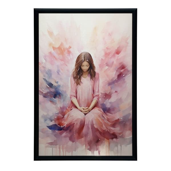 Delicate Shades of Peace Delicate Shades of Peace, 60x90 cm, guld aluminiumram, 230 gsm matt papper