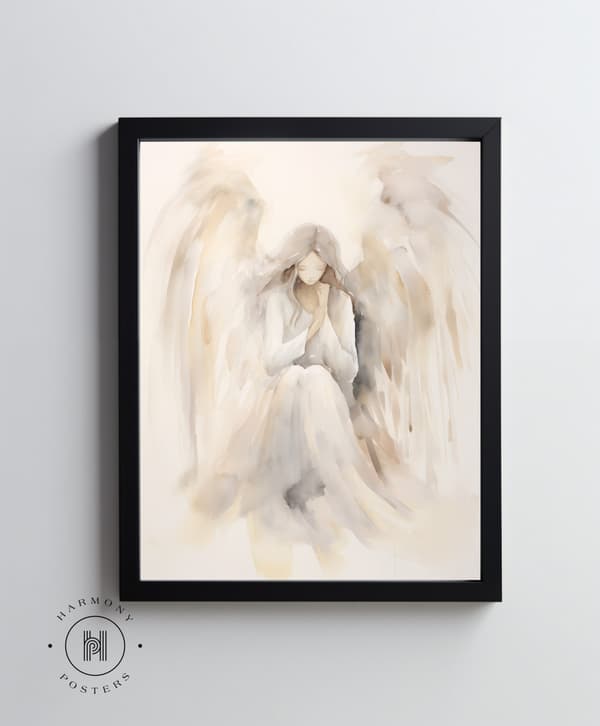 Fredens engel Fredens engel, 30x40 cm, uindrammet, 230 gsm mat papir