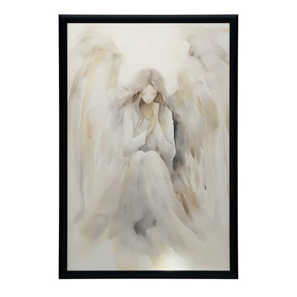 Fredens engel Fredens engel, 50x70 cm, lys egetræsramme, 230 gsm mat papir