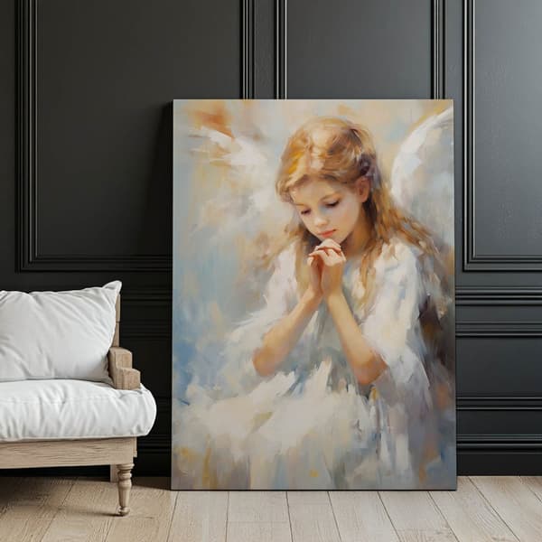 Charming Heavenly Guardian Charming Heavenly Guardian, 30x40 cm, oinramad, premiumduk på bår