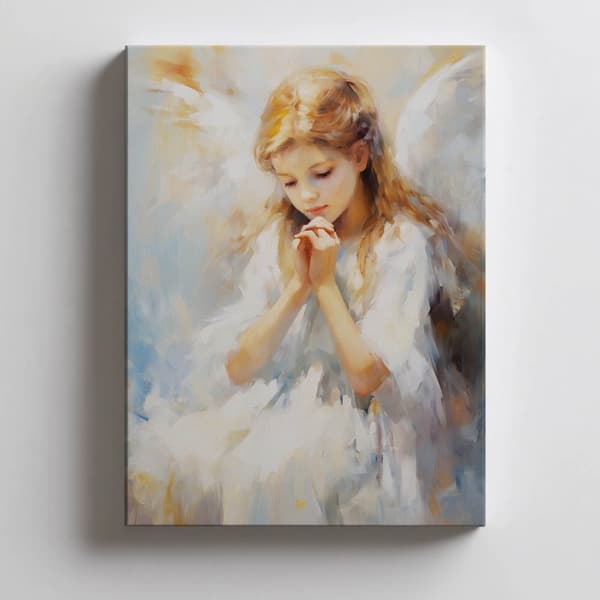 Charming Heavenly Guardian Charming Heavenly Guardian, 60x90 cm, guld aluminiumsramme, 230 gsm mat papir