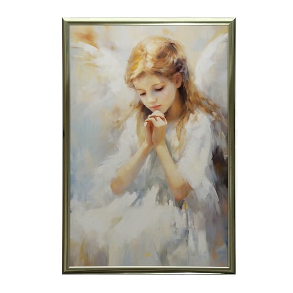 Charming Heavenly Guardian Charming Heavenly Guardian, 60x90 cm, guld aluminiumsramme, 230 gsm mat papir