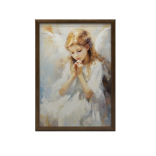 Charming Heavenly Guardian Charming Heavenly Guardian, 60x90 cm, guld aluminiumsramme, 230 gsm mat papir