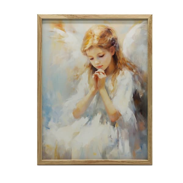 Charming Heavenly Guardian Charming Heavenly Guardian, 60x90 cm, guld aluminiumsramme, 230 gsm mat papir