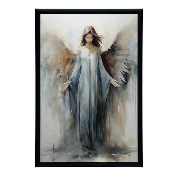 Spiritual Charm of the Blue Angel Spiritual Charm of the Blue Angel, 70x100 cm, lys egetræsramme, 230 gsm mat papir