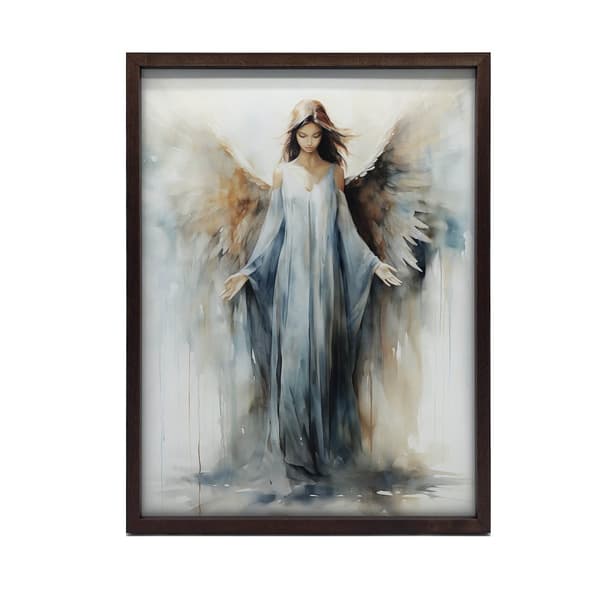 Spiritual Charm of the Blue Angel Spiritual Charm of the Blue Angel, 70x100 cm, lys egetræsramme, 230 gsm mat papir