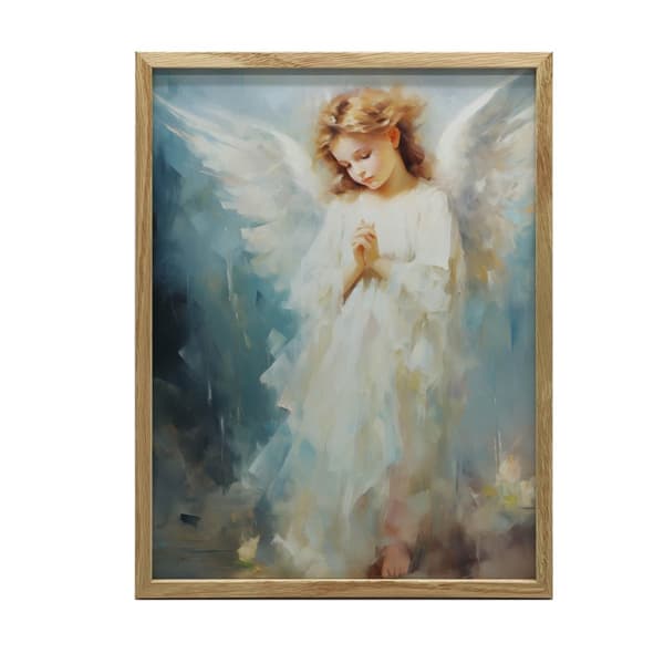 Heaven's Light Heaven's Light, 30x40 cm, mørkebrun træramme, 230 gsm mat papir