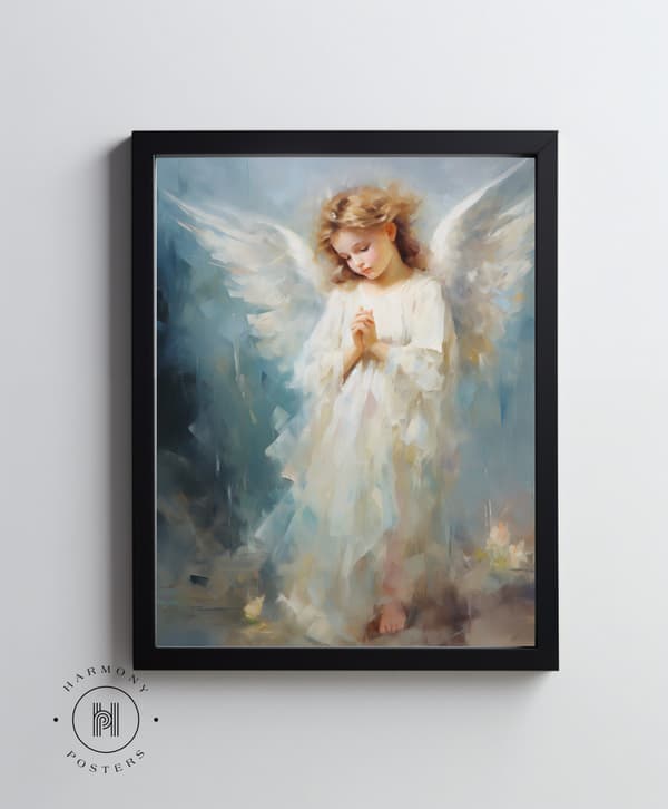 Heaven's Light Heaven's Light, 40x50 cm, guld aluminiumsramme, 230 gsm mat papir