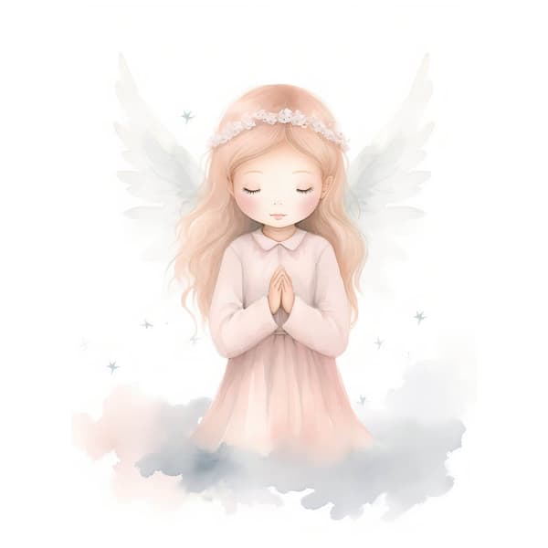 Heavenly Innocence Heavenly Innocence, 60x90 cm, kultainen alumiinikehys, 230 gsm mattapaperi