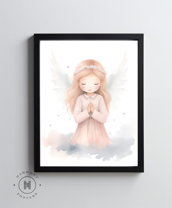 Heavenly Innocence Heavenly Innocence, 60x90 cm, kultainen alumiinikehys, 230 gsm mattapaperi