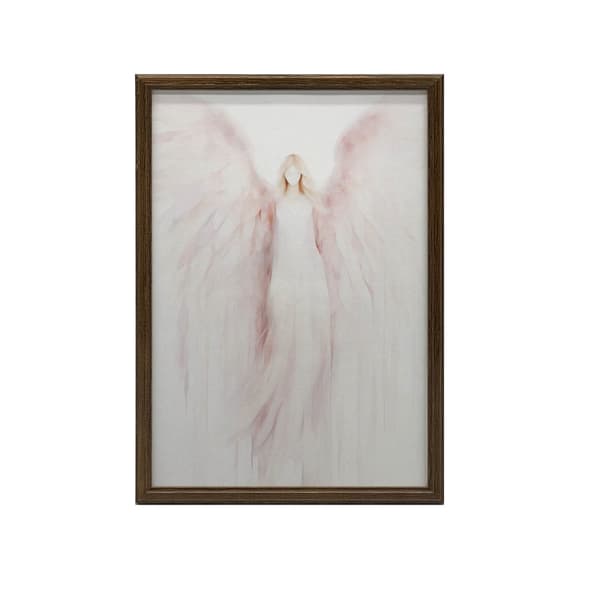 Angelic Beauty in Pink Angelic Beauty in Pink, 30x40 cm, vit träram, 230 gsm matt papper