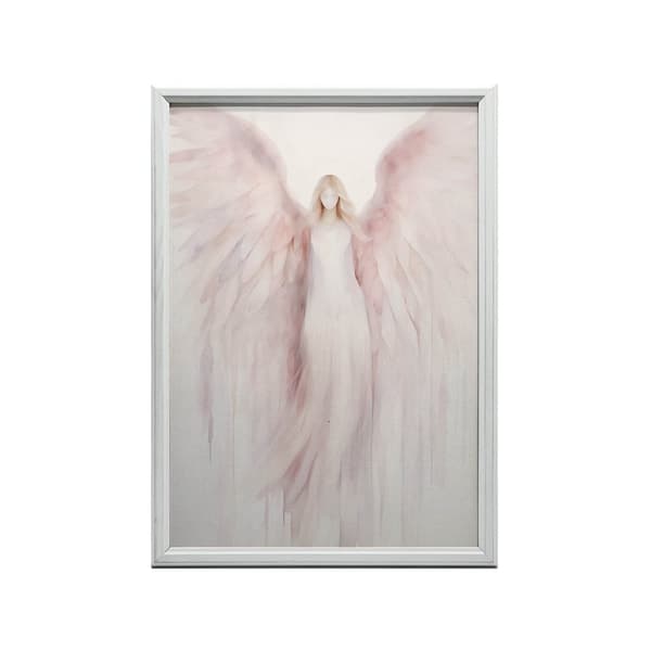 Angelic Beauty in Pink Angelic Beauty in Pink, 30x40 cm, vit träram, 230 gsm matt papper