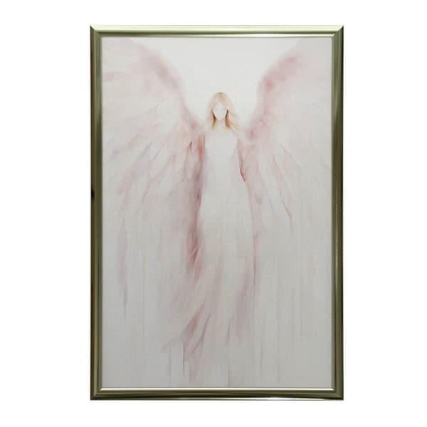 Angelic Beauty in Pink Angelic Beauty in Pink, 30x40 cm, vit träram, 230 gsm matt papper