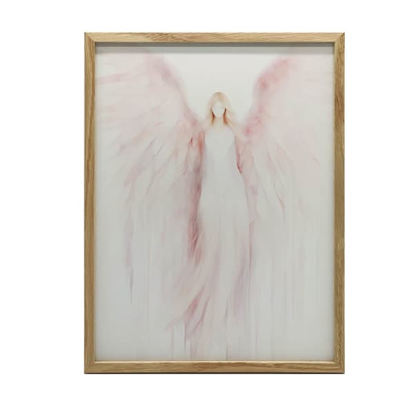 Angelic Beauty in Pink Angelic Beauty in Pink, 30x40 cm, vit träram, 230 gsm matt papper