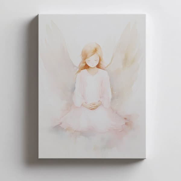 Heavenly Guardian Heavenly Guardian, 30x40 cm, sort aluminiumsramme, 230 gsm mat papir