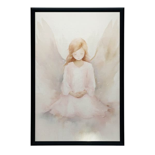 Heavenly Guardian Heavenly Guardian, 30x40 cm, sort aluminiumsramme, 230 gsm mat papir