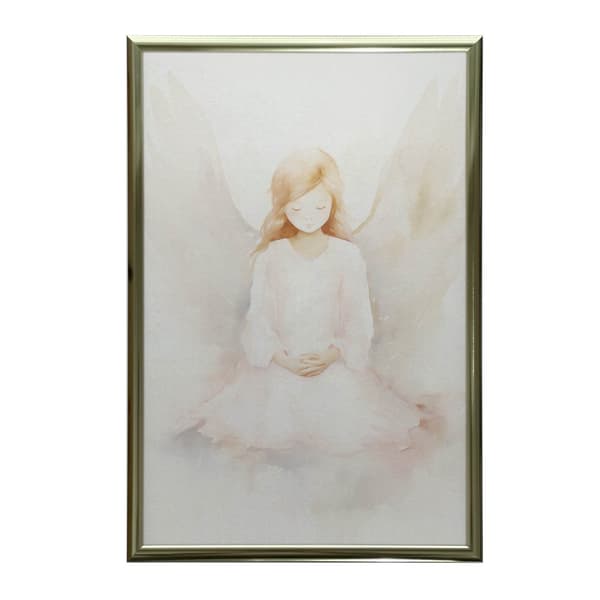 Heavenly Guardian Heavenly Guardian, 30x40 cm, sort aluminiumsramme, 230 gsm mat papir