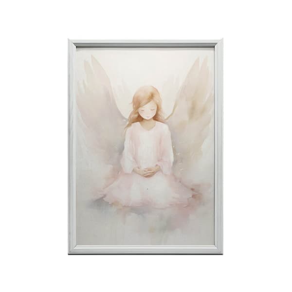 Heavenly Guardian Heavenly Guardian, 30x40 cm, sort aluminiumsramme, 230 gsm mat papir