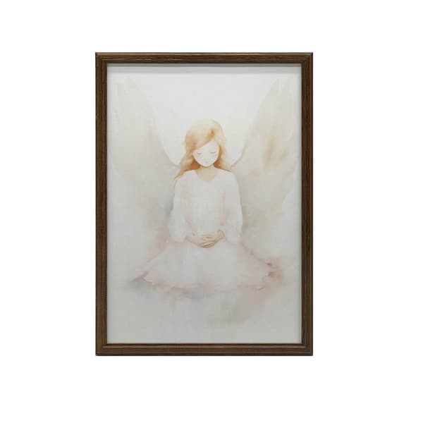 Heavenly Guardian Heavenly Guardian, 30x40 cm, sort aluminiumsramme, 230 gsm mat papir