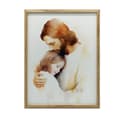 Miniatyrbild 1 av 10: Embraces of Hope - Jesus kramar en tjej Embraces of Hope - Jesus kramar en tjej, 70x100 cm, mörkbrun träram, 230 gsm matt papper