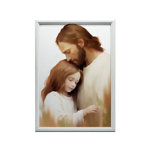 Embraces of Love - Jesus and the Girl Embraces of Love - Jesus and the Girl, 70x100 cm, ljus ekträram, 230 gsm matt papper