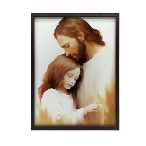 Embraces of Love - Jesus and the Girl Embraces of Love - Jesus and the Girl, 70x100 cm, ljus ekträram, 230 gsm matt papper
