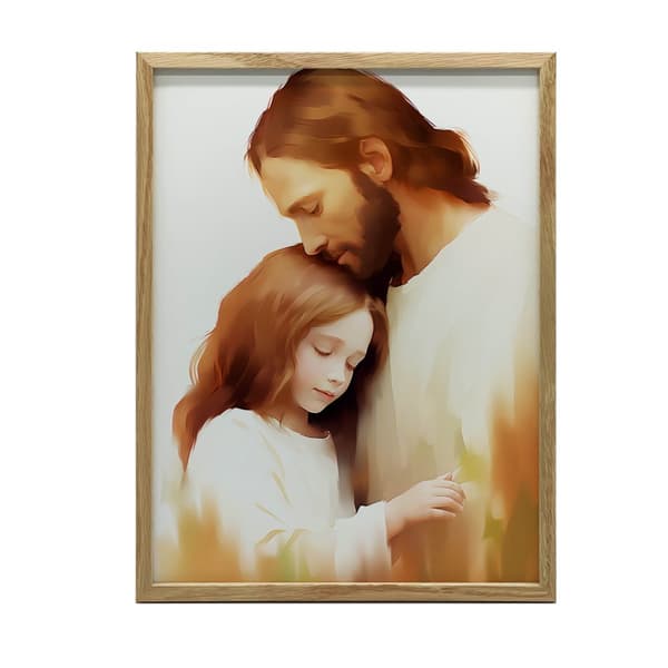 Embraces of Love - Jesus and the Girl Embraces of Love - Jesus and the Girl, 70x100 cm, ljus ekträram, 230 gsm matt papper