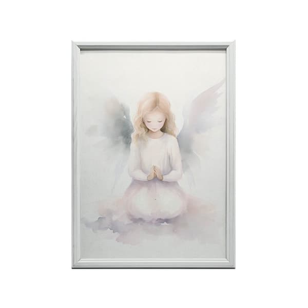 Heavenly Angel Smile Heavenly Angel Smile, 30x40 cm, hvid træramme, 230 gsm mat papir