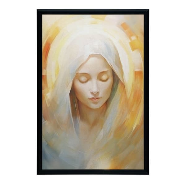 Divine Presence of the Mother - Mary Divine Presence of the Mother - Mary, 70x100 cm, uindrammet, premium lærred på båre
