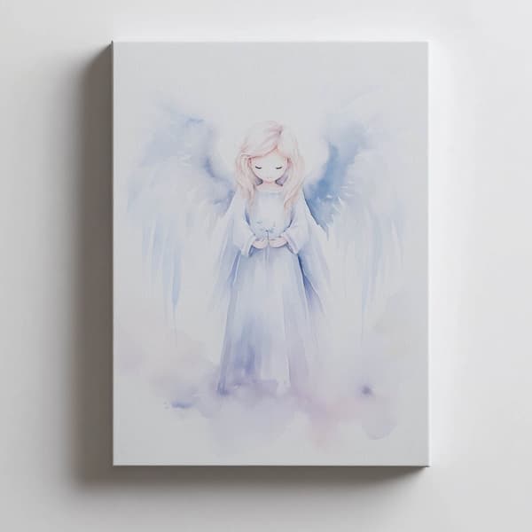Joy of an Angel Joy of an Angel, 70x100 cm, mørkebrun træramme, 230 gsm mat papir