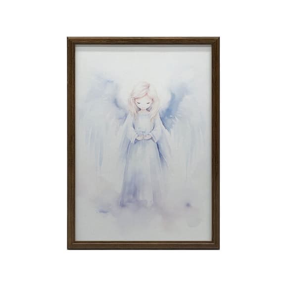 Joy of an Angel Joy of an Angel, 70x100 cm, mørkebrun træramme, 230 gsm mat papir