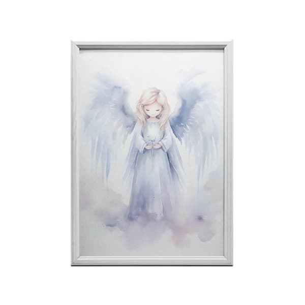 Joy of an Angel Joy of an Angel, 70x100 cm, mørkebrun træramme, 230 gsm mat papir