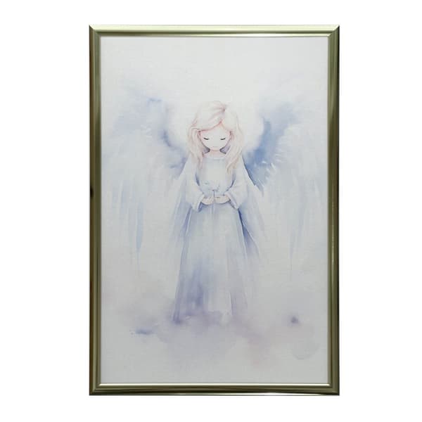Joy of an Angel Joy of an Angel, 70x100 cm, mørkebrun træramme, 230 gsm mat papir