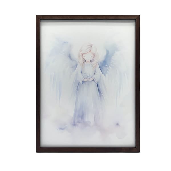Joy of an Angel Joy of an Angel, 70x100 cm, mørkebrun træramme, 230 gsm mat papir