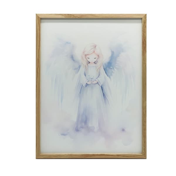Joy of an Angel Joy of an Angel, 70x100 cm, mørkebrun træramme, 230 gsm mat papir