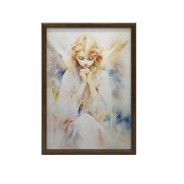 Angel of Prayer Angel of Prayer, 30x40 cm, svart aluminiumram, 230 gsm matt papper