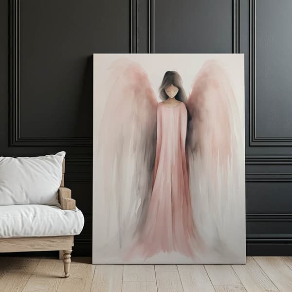 Gentle Peace: Angel's Grace Gentle Peace: Angel's Grace, 50x70 cm, uindrammet, premium lærred på båre