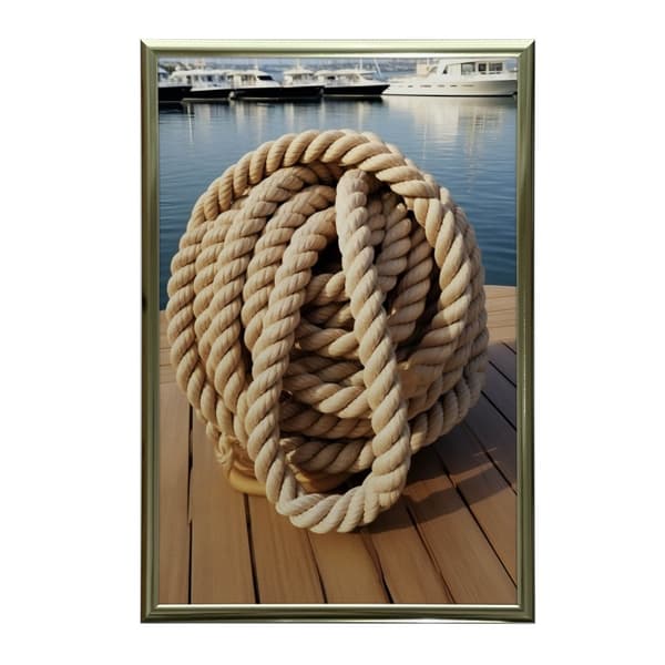 Sea Harmony Sea Harmony, 30x40 cm, guld aluminiumram, 230 gsm matt papper