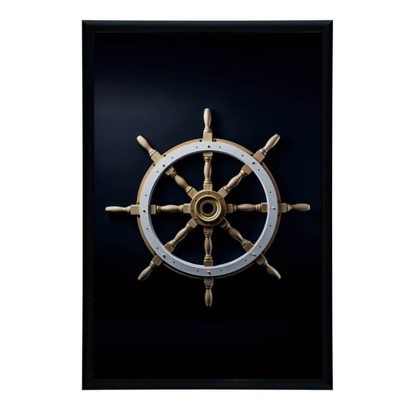Navigational Elegance Navigational Elegance, 30x40 cm, hvid træramme, 230 gsm mat papir
