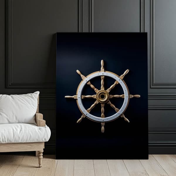 Navigational Elegance Navigational Elegance, 30x40 cm, hvid træramme, 230 gsm mat papir