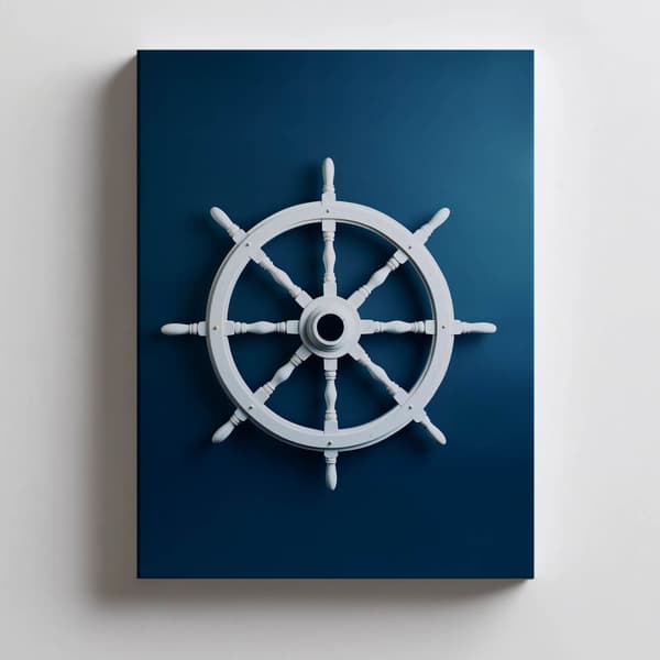 Maritime Elegance Maritime Elegance, 70x100 cm, guld aluminiumsramme, 230 gsm mat papir