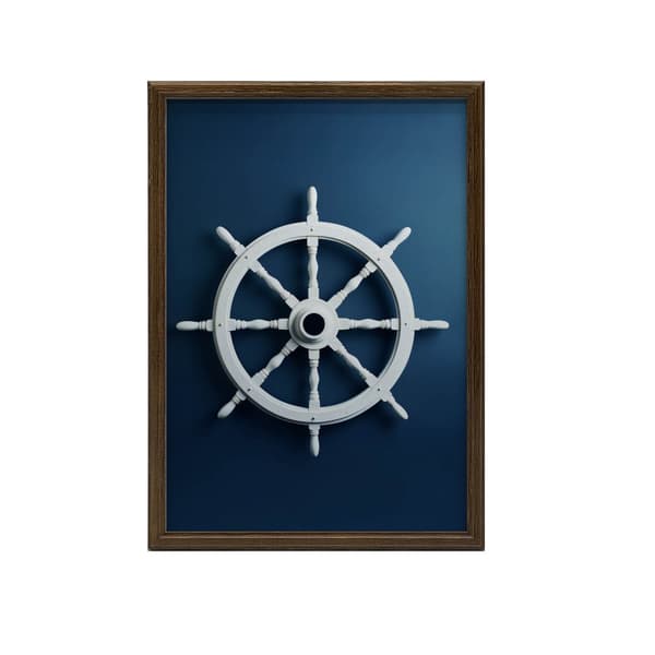 Maritime Elegance Maritime Elegance, 70x100 cm, guld aluminiumsramme, 230 gsm mat papir