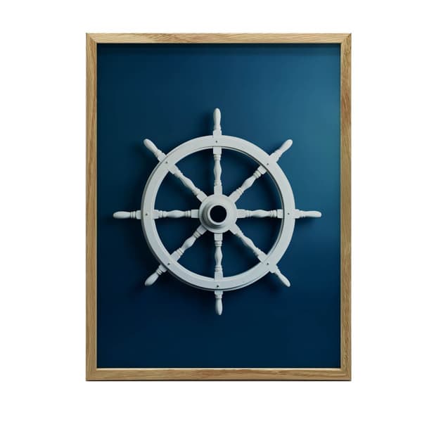 Maritime Elegance Maritime Elegance, 70x100 cm, guld aluminiumsramme, 230 gsm mat papir