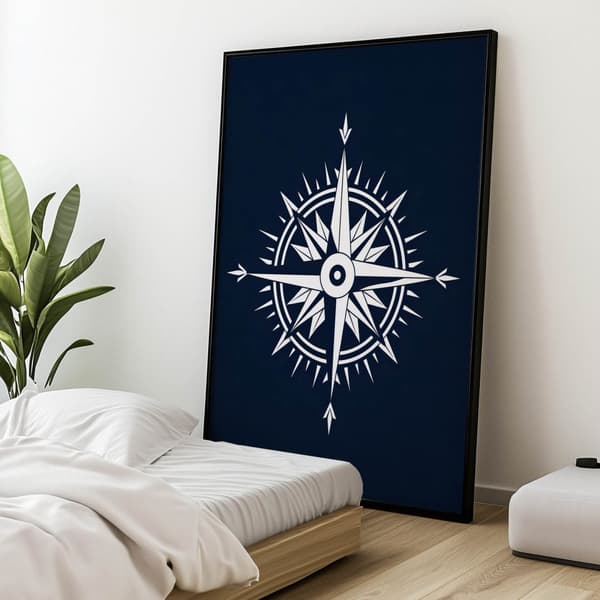 Sea Travel Sea Travel, 70x100 cm, sort aluminiumsramme, 230 gsm mat papir