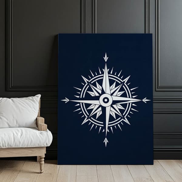 Sea Travel Sea Travel, 70x100 cm, mørkebrun træramme, 230 gsm mat papir